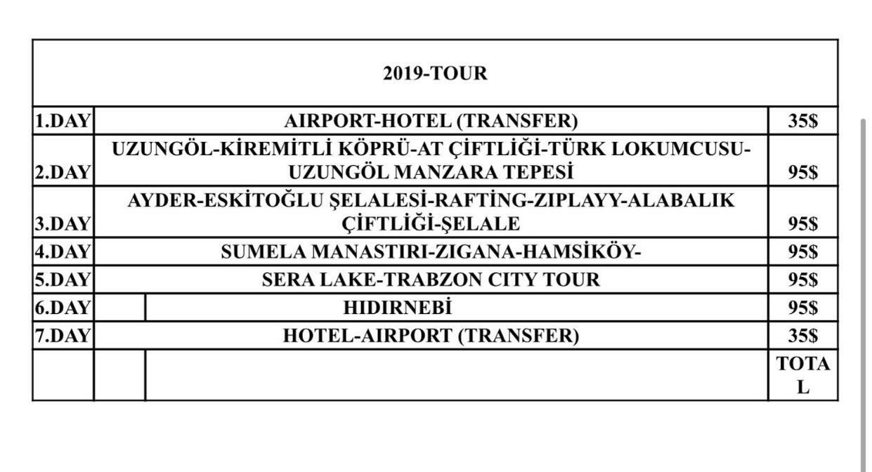 Nature & Residence Trabzon Eksteriør billede